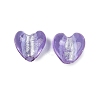 Handmade Silver Foil Lampwork Glass Beads LAMP-Q005-06-2