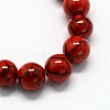 Dyed Synthetic Turquoise Gemstone Bead Strands X-TURQ-R032-10mm-XSS17-2