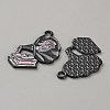 Zinc Alloy Enamel Pendants ENAM-CJC0021-20D-2
