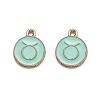 Alloy Enamel Pendants ENAM-S124-01B-15C-1