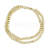 Baking Paint Electroplated Synthetic Non-magnetic Hematite Beads Strands G-H072-A01-01E-2