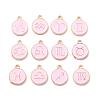 Alloy Enamel Pendants ENAM-S124-01B-09-1