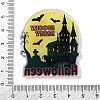 Halloween Theme Double Sided Printed Acrylic Big Pendants OACR-Z023-02M-3