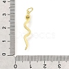 Brass Micro Pave Cubic Zirconia Pendants KK-V007-007G-03-3