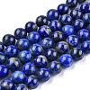 Natural Lapis Lazuli Beads Strands G-E465-8mm-01-4