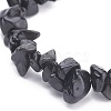 Natural Obsidian Chips Beaded Jewelry Set X-SJEW-JS01232-01-7