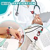 16Pcs 8 Styles Medicine Food Grade Eco-Friendly Silicone Beads SIL-CJ0001-23-7