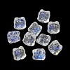 Baking Paint Transparent Glass Beads GLAA-C035-01Q-2