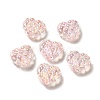 Transparent Acrylic Waffle Beads OACR-E016-01B-1