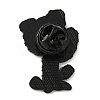 Black Alloy Brooch JEWB-Z011-02A-EB-2