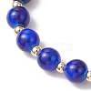 Glass Beads Stretch Bracelets BJEW-JB12026-01-3