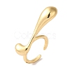 Alloy Open Cuff Rings for Women RJEW-S412-04G-05-2