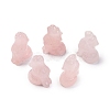 Natural Rose Quartz Display Decorations DJEW-P019-A14-1