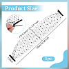 Vintage Polyester Rhinestone Mesh Face Veils for Women AJEW-WH0596-182B-2
