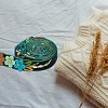 Velvet Handmade Flower Embroidered Lace Ribbons SRIB-WH0011-077B-6