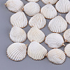Electroplate Sea Shell Pendants SSHEL-S261-05-1