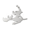 Non-Tarnish Halloween 304 Stainless Steel Big Pendants STAS-R122-14P-3