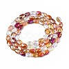 Electroplate Glass Beads Strands EGLA-S194-17B-2
