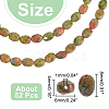 2 Strands Natural Unakite Beads Strands G-NB0004-30-2