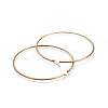 201 Stainless Steel Big Hoop Earrings EJEW-A052-20A-G-2