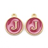 Golden Plated Alloy Enamel Charms LS-ENAM-S118-08J-1