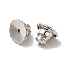 Rack Plating Brass Ear Nuts KK-G480-06P-2