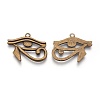 Tibetan Style Alloy Pendants X-TIBEP-16487-AB-NR-2