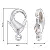 Brass Lobster Claw Clasps KK-901-S-NF-3