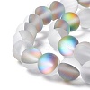 Synthetic Moonstone Beads Strands G-E573-01C-14-4