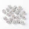 Polymer Clay Rhinestone Beads RB-H284-10MM-001-1