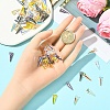 5Pcs K9 Glass Rhinestone Pendants GLAA-YW0004-89-4