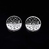 Halloween Printed Natural Wood Beads WOOD-T021-78-2