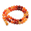 Natural Dragon Veins Agate Beads Strands X-G-Q948-81A-8mm-2