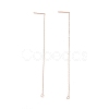 Ion Plating(IP) 304 Stainless Steel Stud Earring Finding LS-STAS-E161-06RG-1