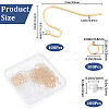 100Pcs 304 Stainless Steel Earring Hooks DIY-SP0001-03-2