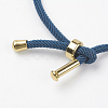 Cotton Twisted Cord Bracelet Making MAK-L012-07-2