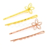 4Pcs Painted Iron Hair Bobby Pins PHAR-I007-14B-2