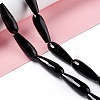 Natural Black Stone Beads Strands G-I328-04-2