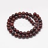 Natural Brecciated Jasper Round Beads Strands X-G-P075-14-8mm-2