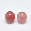 Cherry Quartz Glass Beads X-G-T122-25A-01-2