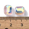 AB Color Plated Glass Beads GLAA-F108-12B-14-3
