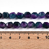 Dyed Natural White Jade Beads Strands X-G-T139-8mm-45C-5
