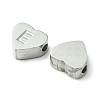 Tarnish Resistant 316L Surgical Stainless Steel Beads STAS-R230-01E-P-1-2
