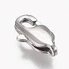 Tarnish Resistant 316 Surgical Stainless Steel Lobster Claw Clasps STAS-Z013-01B-3