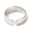 Non-Tarnish 304 Stainless Steel Common Gull Open Cuff Ring for Women RJEW-E063-14P-3