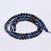 Faceted Natural Fire Crackle Agate Beads Strands G-F447-4mm-A19-2
