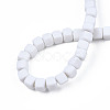 Handmade Polymer Clay Beads Strands CLAY-S092-78O-4