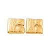 Ion Plating(IP) 304 Stainless Steel Stud Earrings for Women EJEW-P279-43G-1