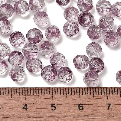 Transparent Colours Glass Round Beads SEED-F006-04A-06-1