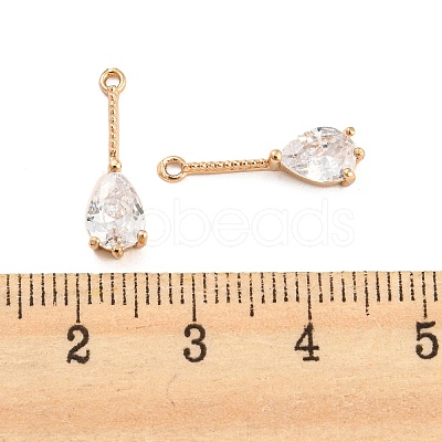 Brass with Cubic Zirconia Pendants LS-KK-Z035-01B-1